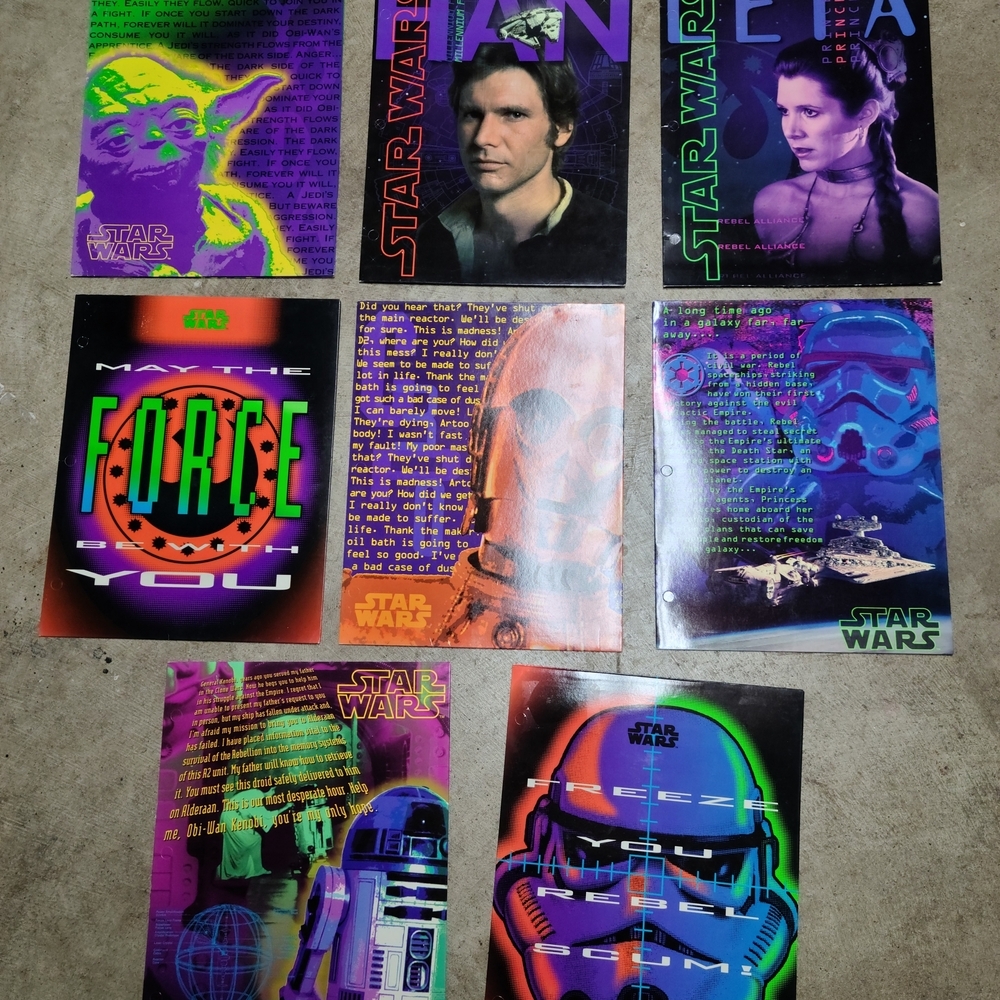 Star Wars Vintage Posters Set